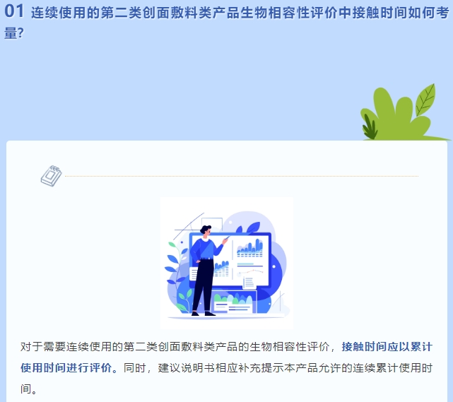 連續使用的第二類創面敷料類產品生物相容性評價中接觸時間如何考量？(圖2)